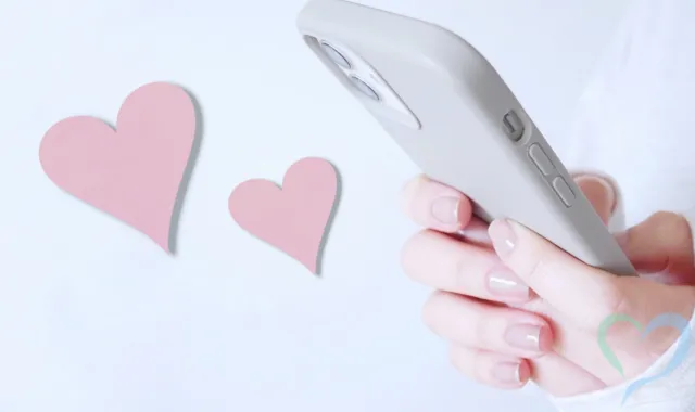 スマホでやりとり