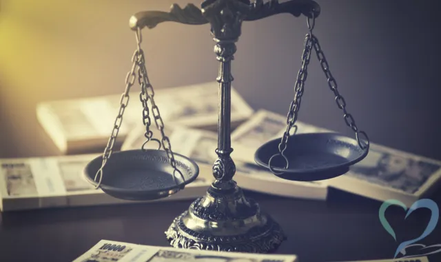 法の天秤と札束