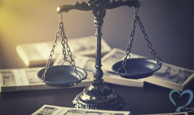 天秤と札束